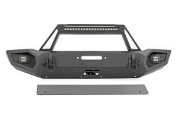 Rough Country Suspension Systems - Rough Country HD Front Winch Bumper w/Winch-Black for Jeep JK/JL/JT 10660 - Image 3