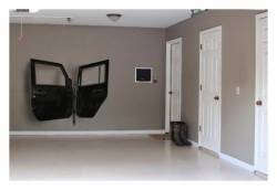 Steinjager - Steinjager Wall Mount Door Hanger Kit-Hot Pink for Wrangler TJ J0046411 - Image 2