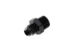 HPS Performance - HPS AN8168xM2215 -8AN Flare To NPT/M22X1.5 Metric Adapter Straight Black - Image 2