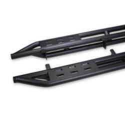 TrailFX - TrailFX BR011T Matte Black Rocker Guard Steps Round Tube 2 Step Areas Bolt-On - Image 2