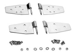Rampage - Rampage 7441 Stainless Steel Half Door Hinges for 97-06 Jeep Wrangler JK/TJ/YJ - Image 1