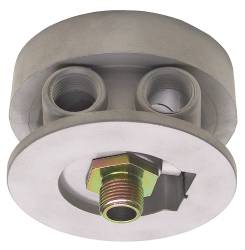 Trans-Dapt Performance - Trans-Dapt 1322 Oil Cooler Sandwich Adapter 3-3/16"ID 3-7/16"OD Flange 13/16"-16 - Image 1