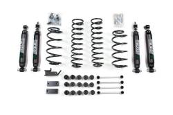 Zone Offroad 4.25" Suspension Lift Kit Zone Nitro Shocks for Wrangler ZONJ25N