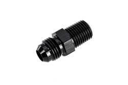 HPS Performance - HPS AN816-6 -6AN Flare To 1/4" NPT/Metric Adapter Straight Black - Image 2
