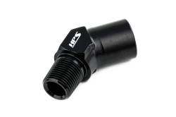 HPS Performance - HPS AN915-03 -3AN Male To 3/8" NPT Female Adapter Aluminum Black 45-DEGree - Image 2