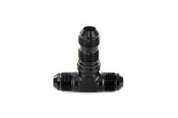 HPS Performance - HPS AN834-10 -10AN Male To Male Bulkhead Adapter Aluminum Black Tee - Image 2