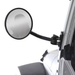 Smittybilt - Smittybilt 7618 6" Round Side Mirror Kit for 97-18 Jeep Wrangler JK/TJ - Image 7