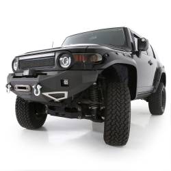 Smittybilt - Smittybilt 612850 M1 Truck Front Winch Bumper Textured Black for 07-14 Toyota FJ - Image 4