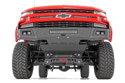 Rough Country Suspension Systems - Rough Country High Clearance Black Front Bumper 19-22 Silverado 1500 10757A - Image 3