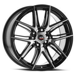 Spec-1 - Spec-1 SP-5618803638BM SP-56 18x8 5x112/4.5 38mm Gloss Black/Machined - Image 1