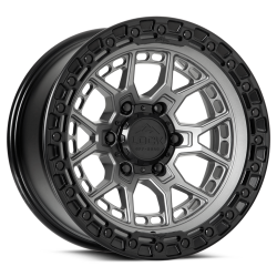Lock Off-Road - Lock Off-Road COMMANDO-2188MGMBR COMMANDO 20X10 8x180 -18mm Matte Grey w/Black - Image 1