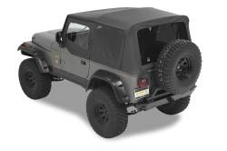 Bestop 54601-15 Supertop NX Soft Top Black Denim for 88-95 Jeep Wrangler YJ