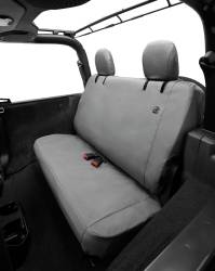 Bestop 29292-09 Polyester Rear Seat Cover Charcoal for 18-23 Wrangler JL 2DR