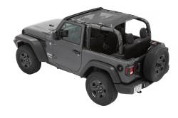 Bestop 52412-11 Mesh Sun Safari Extended Bikini Top for 18-26 Jeep Wrangler JL