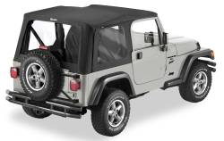Bestop 51127-15 Replace-A-Top w/o Hardware Black Denim for 97-02 Wrangler TJ