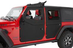Bestop - Bestop 51750-17 Front Full 2Pc Soft Doors Black Twill for 18-24 Wrangler JL - Image 2