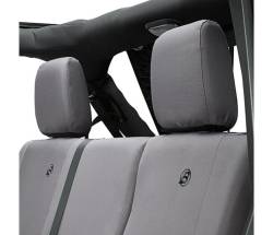 Bestop - Bestop 29284-09 Polyester Rear Seat Cover Charcoal for 07-18 Jeep Wrangler JK - Image 2