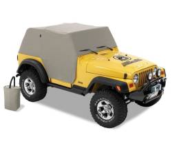 Bestop - Bestop 81037-09 All Weather Trail Cab Cover Charcoal/Gray for 97-06 Wrangler TJ - Image 2
