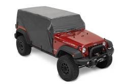 Bestop - Bestop 81045-01 All Weather Trail Cab Cover Black for 07-18 Jeep Wrangler JK/JL - Image 2