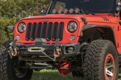 Rugged Ridge - Rugged Ridge 11549.11 Arcus Front Bumper Set w/Tray/Hooks 07-18 Jeep Wrangler JK - Image 4