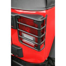 Rugged Ridge 11226.02 Taillight Euro Guards Black for Wrangler JK