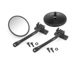 Rugged Ridge 11025.11 Quick Release Mirror Relo Kit ea Black