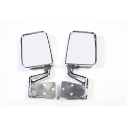 Rugged Ridge 11018.01 Door Mirror Kit Dual Focus Chrome for 87-02 Wrangler YJ/TJ