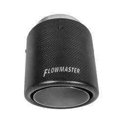 Flowmaster - Flowmaster 3.0" In/4.0" Out Stainless/Carbon Fiber Exhaust Tip 15401 - Image 2