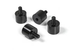 Zone Offroad Front Bump Stop Extension Kit Black for Tundra ZONT5301