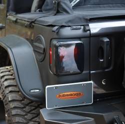Bushwacker Trail Armor Rear Corner Guards Black for Jeep JL 14011