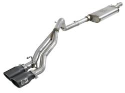 aFe 49-48054-B Rebel 2.5" Cat-Back Exhaust System for 07-18 Wrangler JK 3.6/3.8L