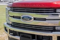 Rough Country Suspension Systems - Rough Country Grille Mount Dual 8" LED Light Bar Kit 17-19 Super Duty 70697 - Image 2