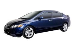 Auto Ventshade AVS - AVS 894001 Ventvisor Low Profile 4PC Smoke for 06-11 Honda Civic Sedan - Image 1