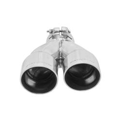 Flowmaster - Flowmaster 15389 Exhaust Pipe Tip Dual Angle Cut Polished Stainless Steel - Image 3