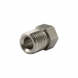 Allstar Performance - Allstar Perf. ALL50111 Inverted Flare Nuts 3/8"-24 Stainless for 3/16" Line - Image 1