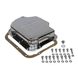B&M 20289 Chrome Steel Automatic Transmission Oil Pan