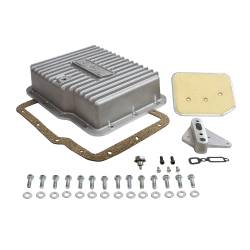 B&M 70280 Cast Aluminum Automatic Transmission Oil Pan for Chevy/GMC/Pontiac