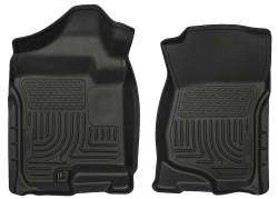 Husky Liners - Husky Liner Weatherbeater Front Floor Liners Black Silverado/Sierra 18201 - Image 1