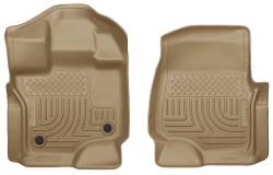 Husky Liner Weatherbeater Front Floor Liners Tan Ford F150 18363