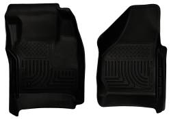 Husky Liners - Husky Liner Weatherbeater Front Floor Liners Black Ford Super Duty 18381 - Image 1