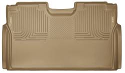 Husky Liners 19373 Weatherbeater 2nd Row Floor Liners Tan for Ford Super Duty