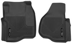 Husky Liners - Husky Liner X-act Contour Front Floor Liners Black Ford Super Duty 53301 - Image 1