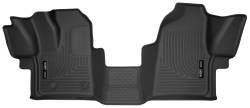 Husky Liners - Husky Liner X-act Contour Front Floor Liners Black Ford Transit Van 53481 - Image 1
