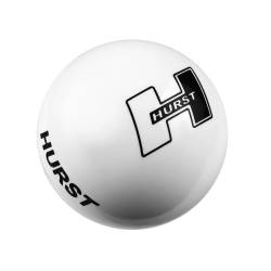 Hurst - Hurst 1631401 Classic Round Shift Knob w/Hurst Logo White w/Adapters - Image 2
