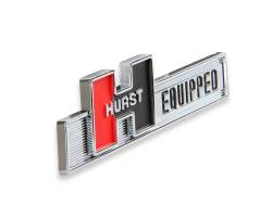 Hurst - Hurst 1361000 "Hurst-Equipped" Emblem Plastic 1.25"x5.25" - Image 2