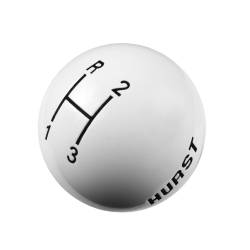 Hurst - Hurst 1637624 Classic 3-Speed Shift Knob Upper Left Reverse White 3/8-16 - Image 3