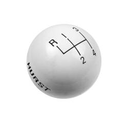 Hurst - Hurst 1637626 Classic 4-Speed Shift Knob Upper Left Reverse White 3/8-16 - Image 3