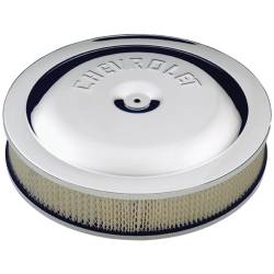 Proform - Proform 141-307 Air Cleaner Chevrolet Emblem 14" High Performance Chrome - Image 1