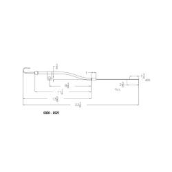 Mr Gasket 6921 Oil Dipstick & Tube Chrome Plated