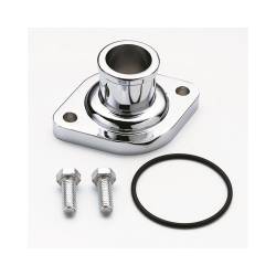 Mr Gasket 9845 Water Neck Chrome Plated w/Bolts & O-Ring Straight Neck